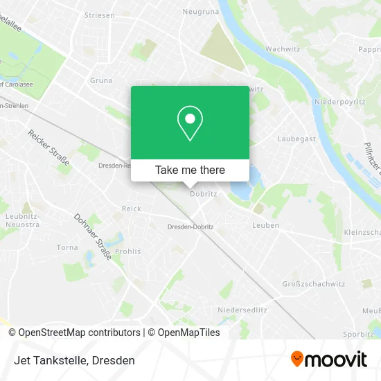 Карта Jet Tankstelle