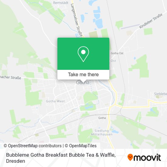 Карта Bubbleme Gotha Breakfast Bubble Tea & Waffle