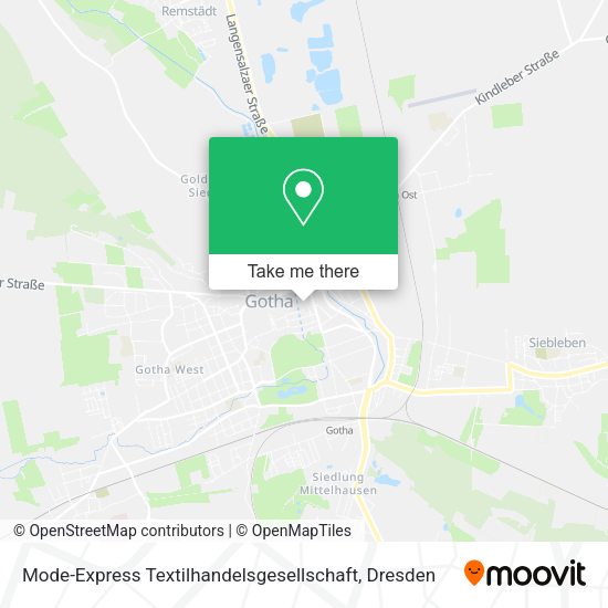 Карта Mode-Express Textilhandelsgesellschaft