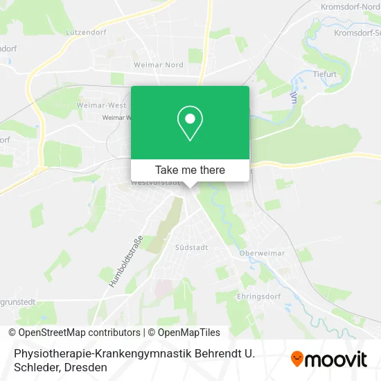 Карта Physiotherapie-Krankengymnastik Behrendt U. Schleder