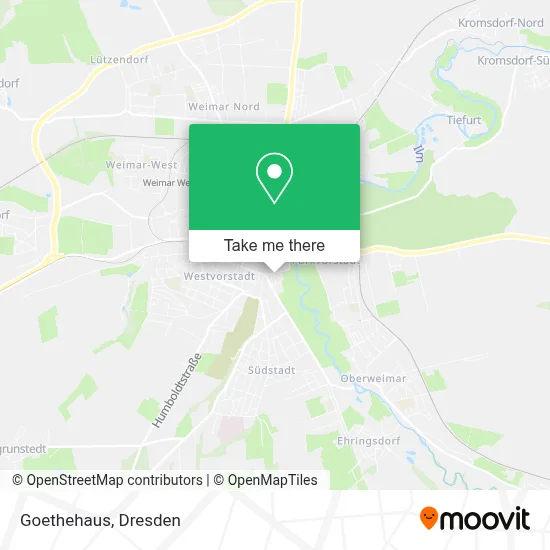 Goethehaus map