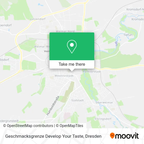 Geschmacksgrenze Develop Your Taste map