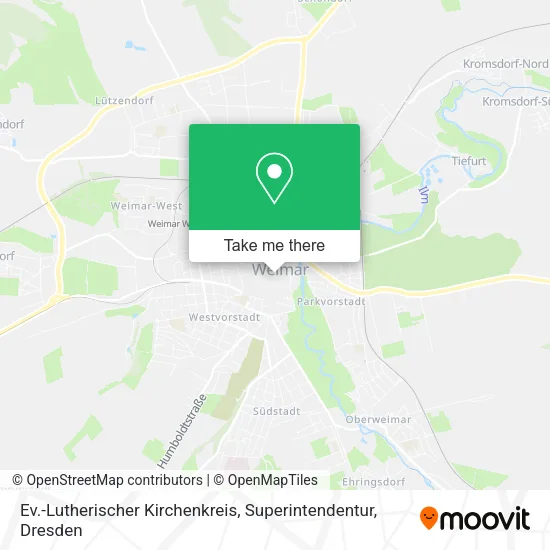 Ev.-Lutherischer Kirchenkreis, Superintendentur map