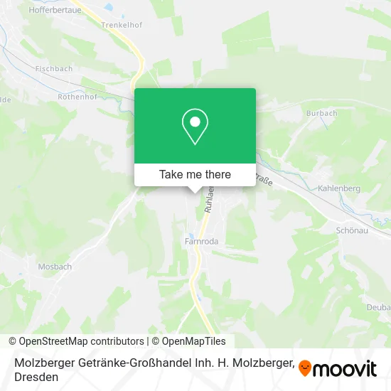 Карта Molzberger Getränke-Großhandel Inh. H. Molzberger