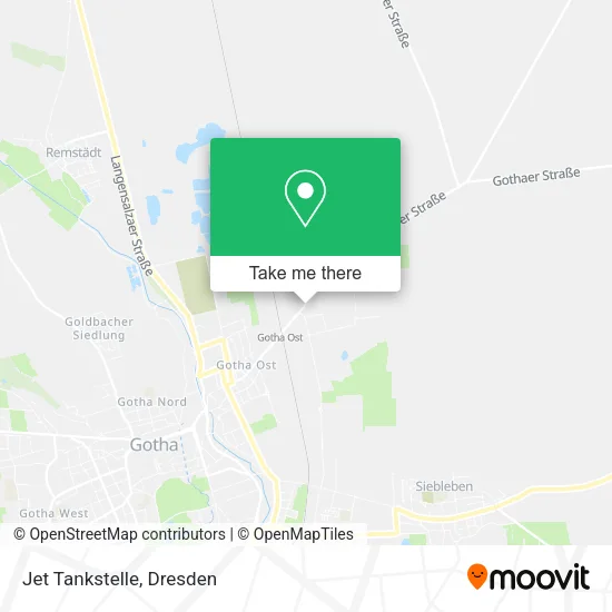 Карта Jet Tankstelle