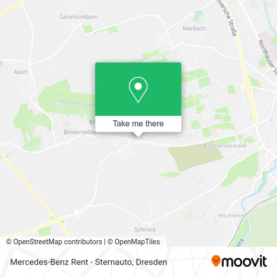 Карта Mercedes-Benz Rent - Sternauto