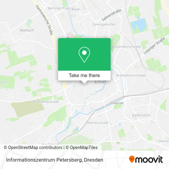 Карта Informationszentrum Petersberg