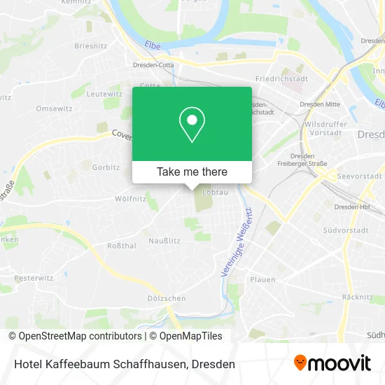 Карта Hotel Kaffeebaum Schaffhausen
