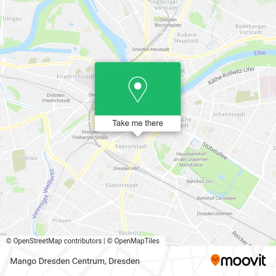 Карта Mango Dresden Centrum