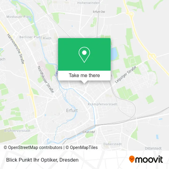 Blick Punkt Ihr Optiker map