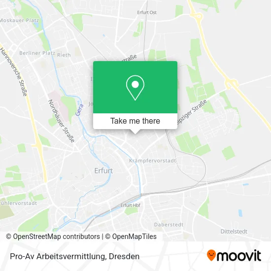 Карта Pro-Av Arbeitsvermittlung