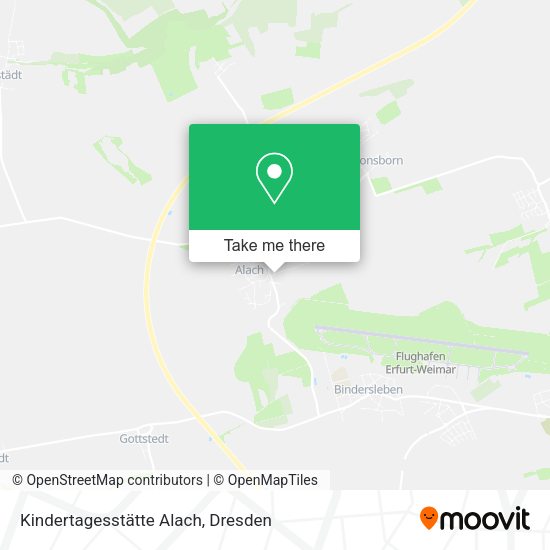 Карта Kindertagesstätte Alach