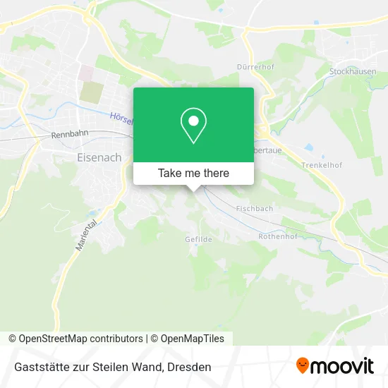 Карта Gaststätte zur Steilen Wand