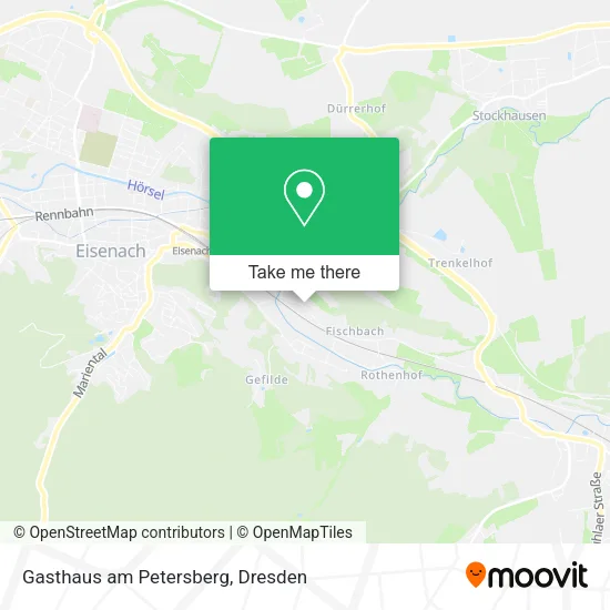 Карта Gasthaus am Petersberg