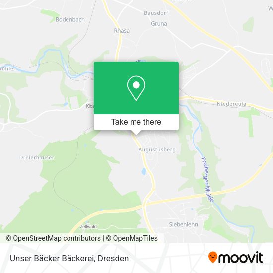 Карта Unser Bäcker Bäckerei