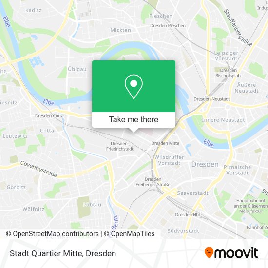 Карта Stadt Quartier Mitte
