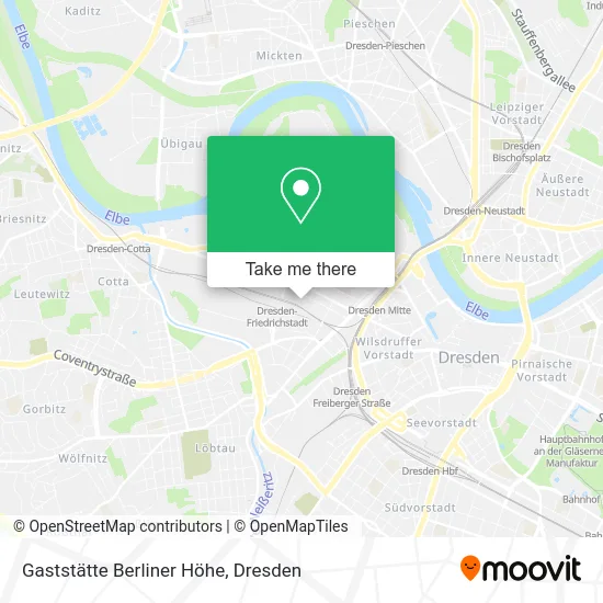 Карта Gaststätte Berliner Höhe