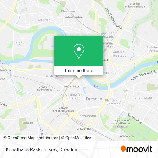 Карта Kunsthaus Raskolnikow