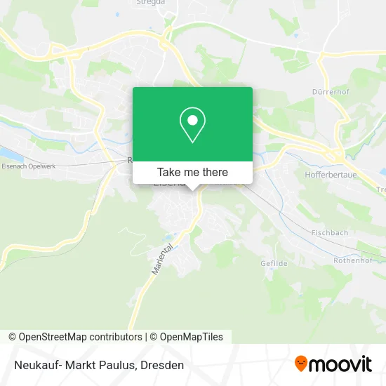 Карта Neukauf- Markt Paulus