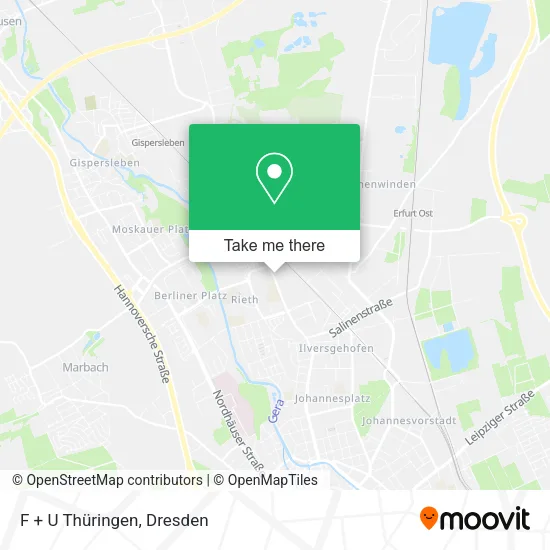 Карта F + U Thüringen