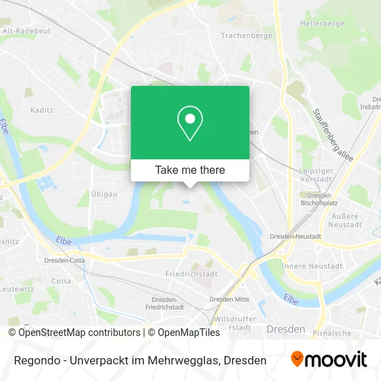 Карта Regondo - Unverpackt im Mehrwegglas