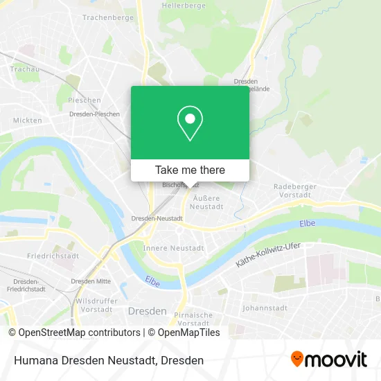 Карта Humana Dresden Neustadt