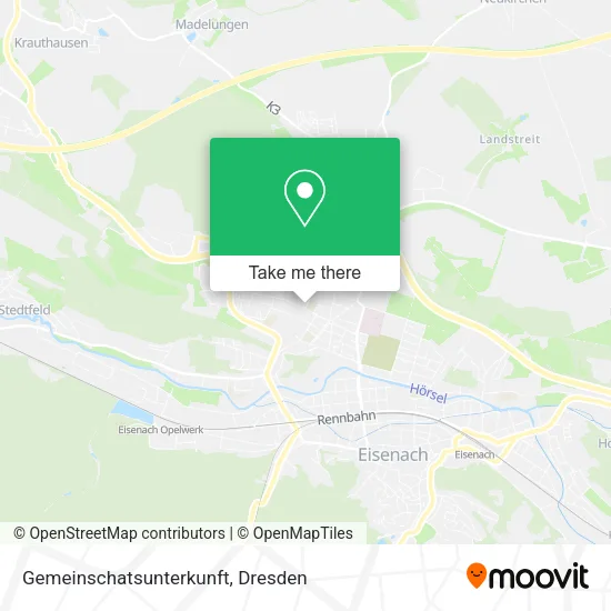 Карта Gemeinschatsunterkunft