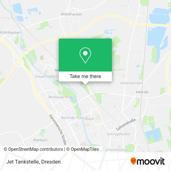 Карта Jet Tankstelle