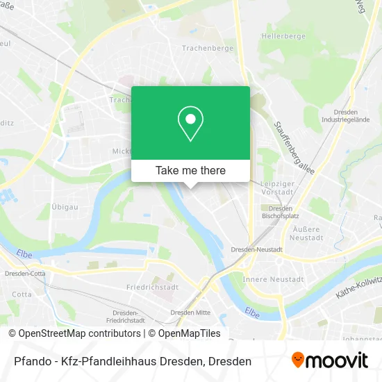Карта Pfando - Kfz-Pfandleihhaus Dresden