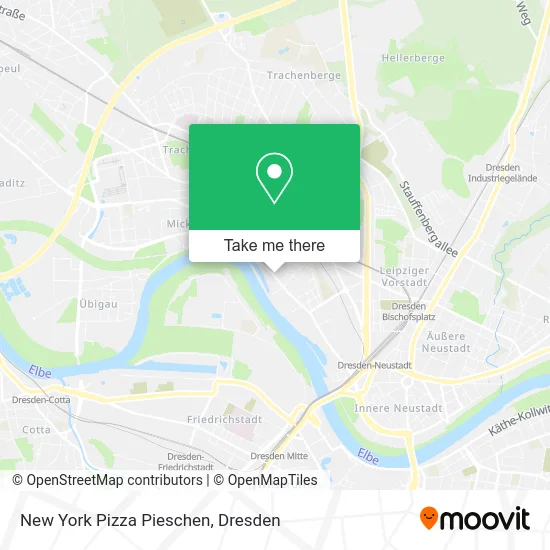 Карта New York Pizza Pieschen