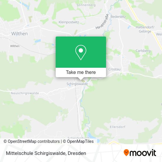 Карта Mittelschule Schirgiswalde