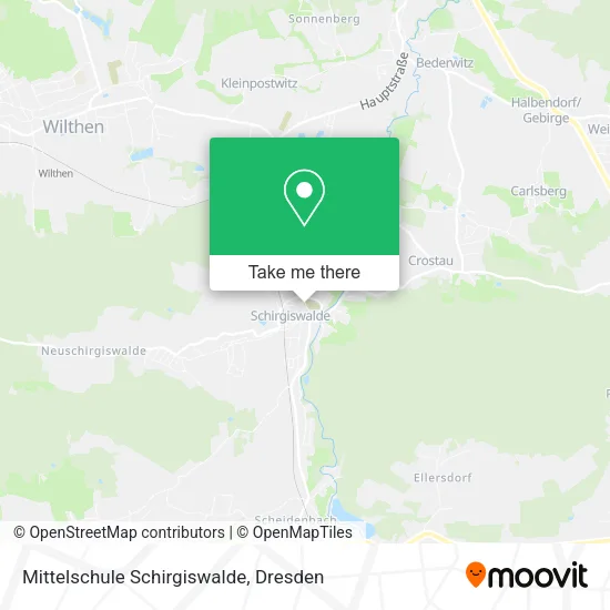 Карта Mittelschule Schirgiswalde