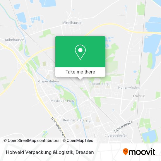 Карта Hobveld Verpackung &Logistik