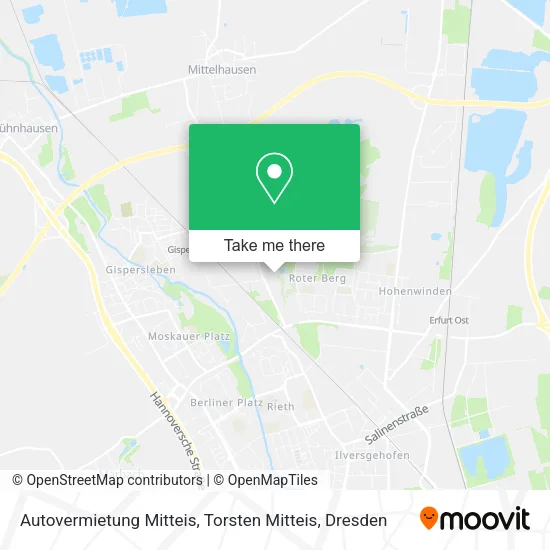 Карта Autovermietung Mitteis, Torsten Mitteis