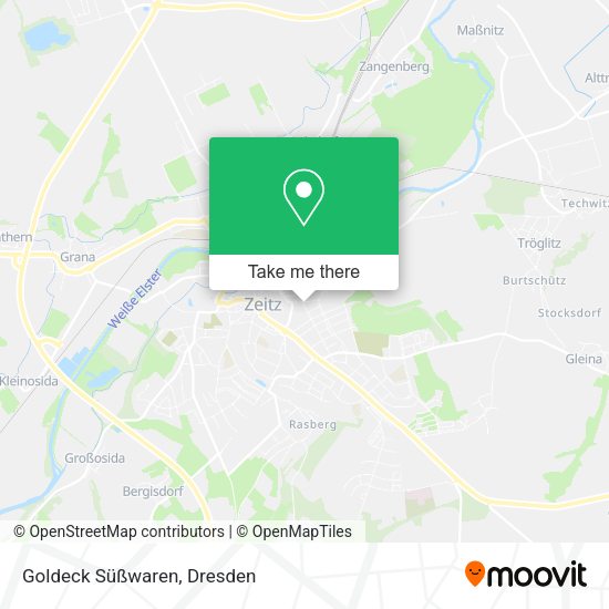 Карта Goldeck Süßwaren