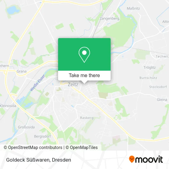 Карта Goldeck Süßwaren