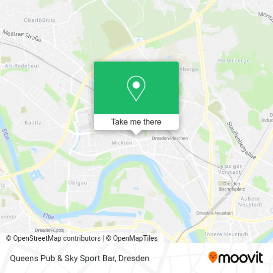 Карта Queens Pub & Sky Sport Bar