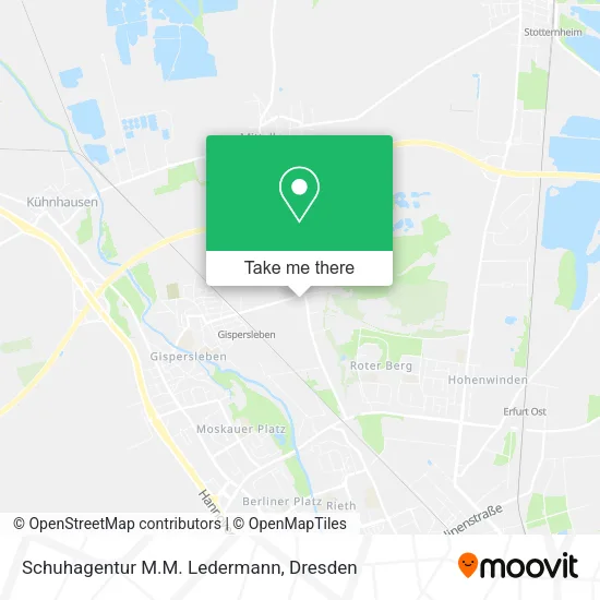 Schuhagentur M.M. Ledermann map
