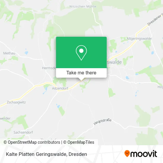 Карта Kalte Platten Geringswalde