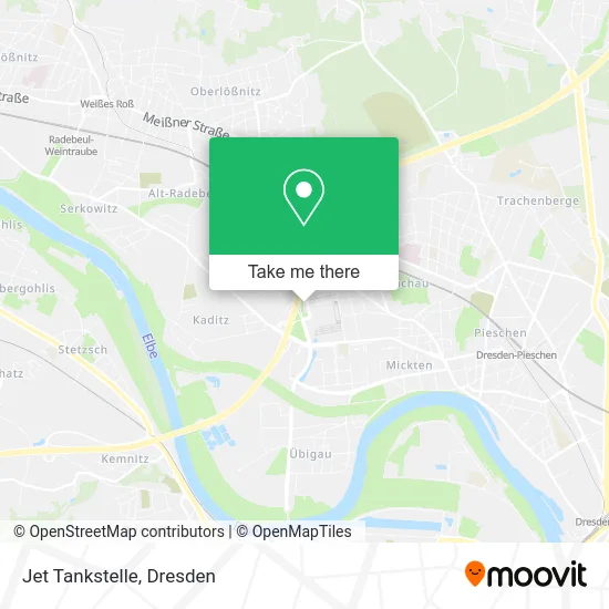 Карта Jet Tankstelle
