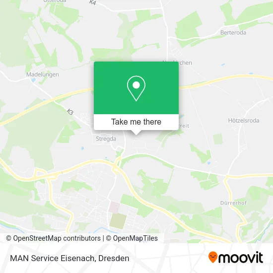 Карта MAN Service Eisenach
