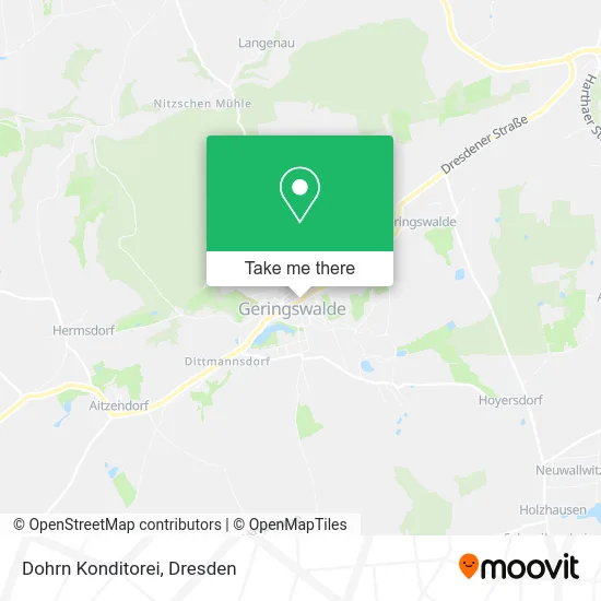 Карта Dohrn Konditorei
