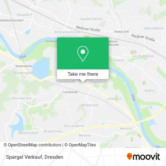 Карта Spargel Verkauf