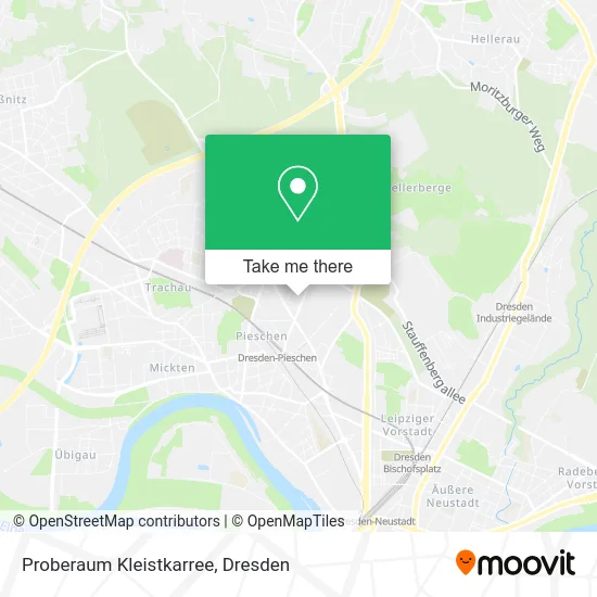 Карта Proberaum Kleistkarree