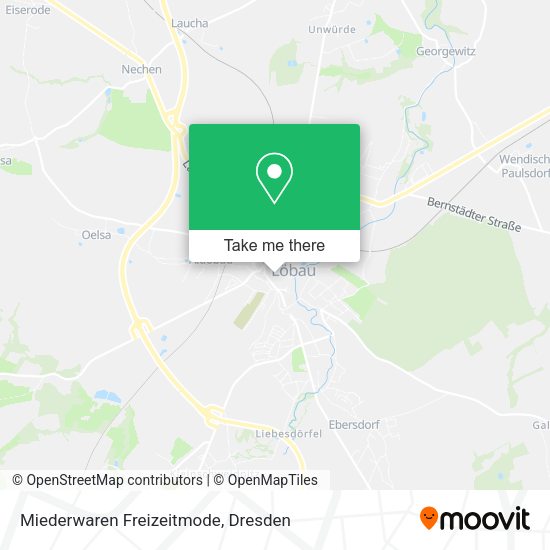 Карта Miederwaren Freizeitmode