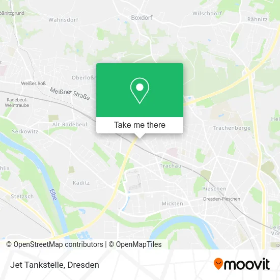 Карта Jet Tankstelle