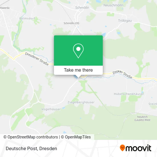 Карта Deutsche Post