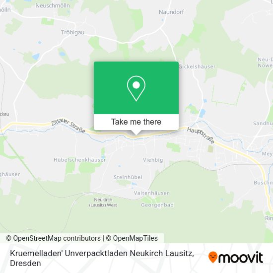 Карта Kruemelladen' Unverpacktladen Neukirch Lausitz