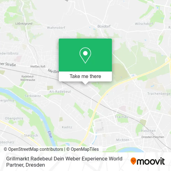 Карта Grillmarkt Radebeul Dein Weber Experience World Partner