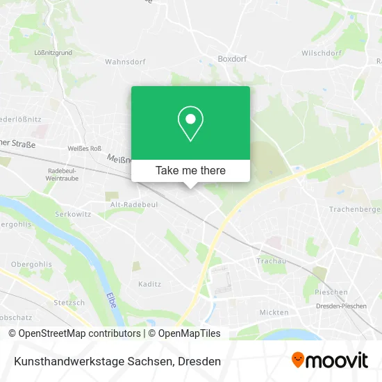 Карта Kunsthandwerkstage Sachsen